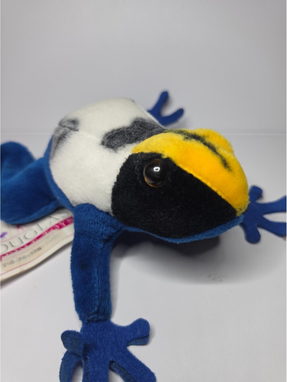 VTG Douglas Cuddle Toys Poison Dart Frog Plush style 242 Hangtag Rare retired